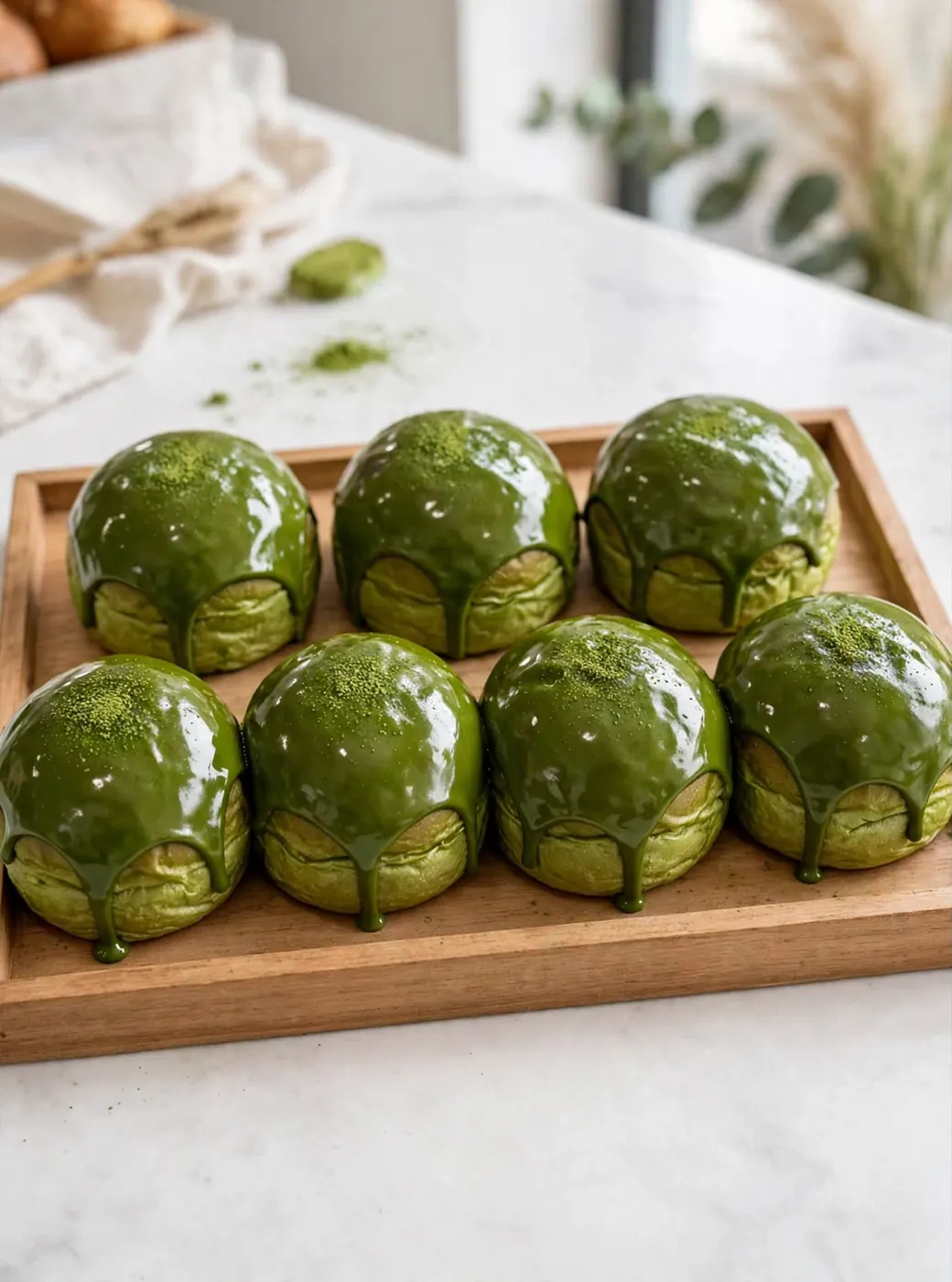 Roti matcha