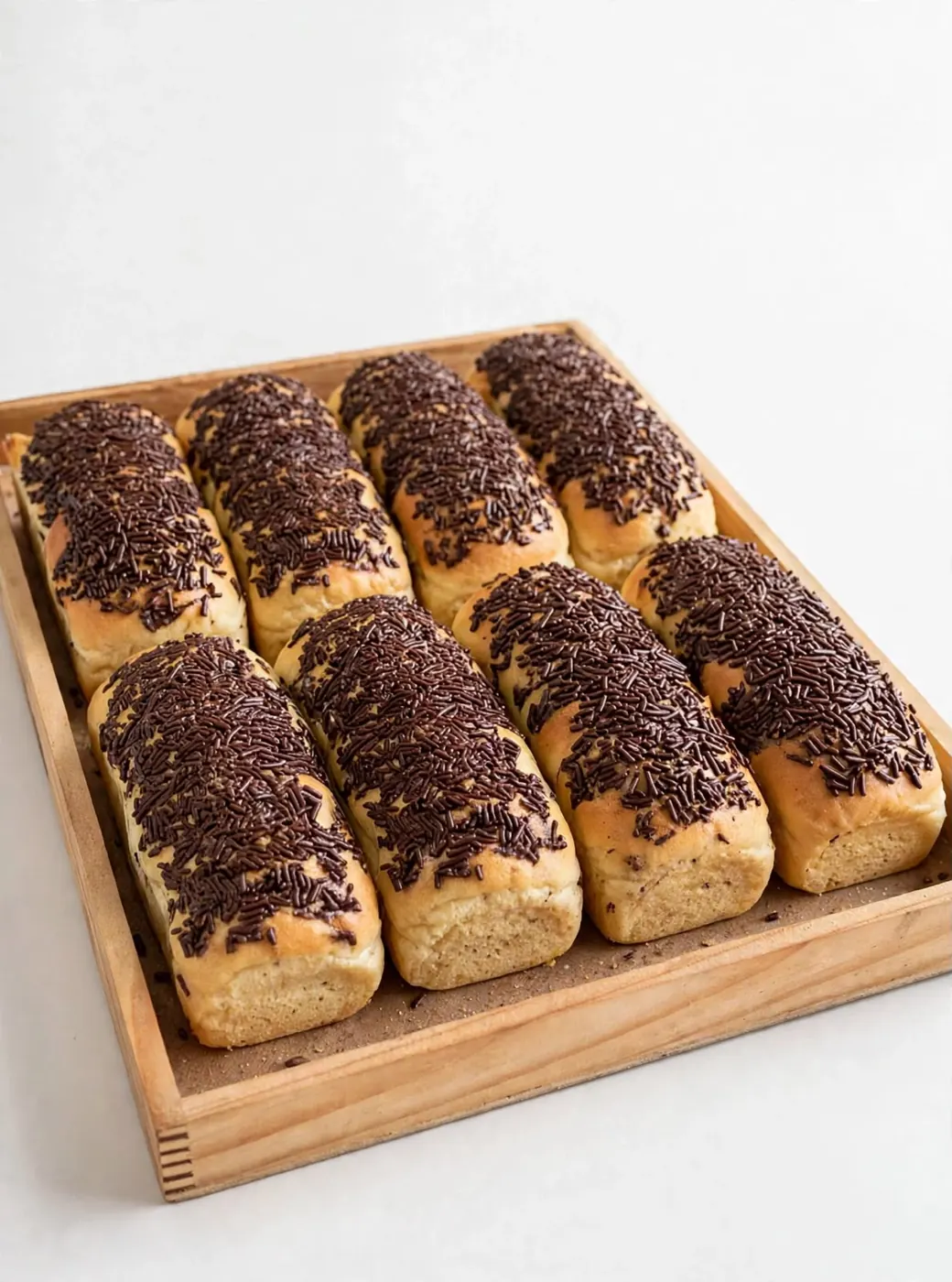 Roti pisang coklat